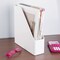 mDesign Plastic File Folder, Home Office Desktop Vertical Organizer